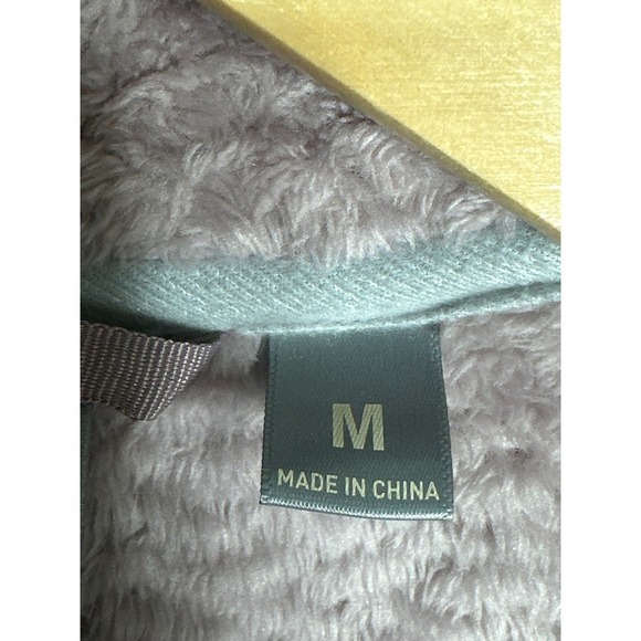 FREE2B Women's Size M Lavender Textured Fleece Zip Up Jacket - Picture 5 of 8